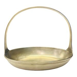 Vintage Nilsjohan Sweden Silverplate Basket Bowl 9.5” Mid Century Modern Handled